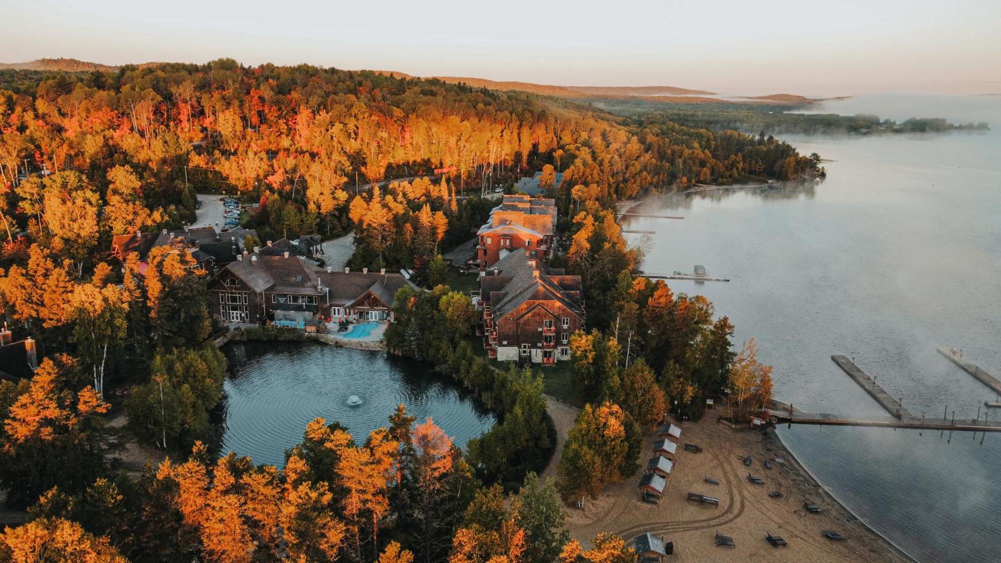 Auberge du Lac Taureau Saint-Michel Exterior foto