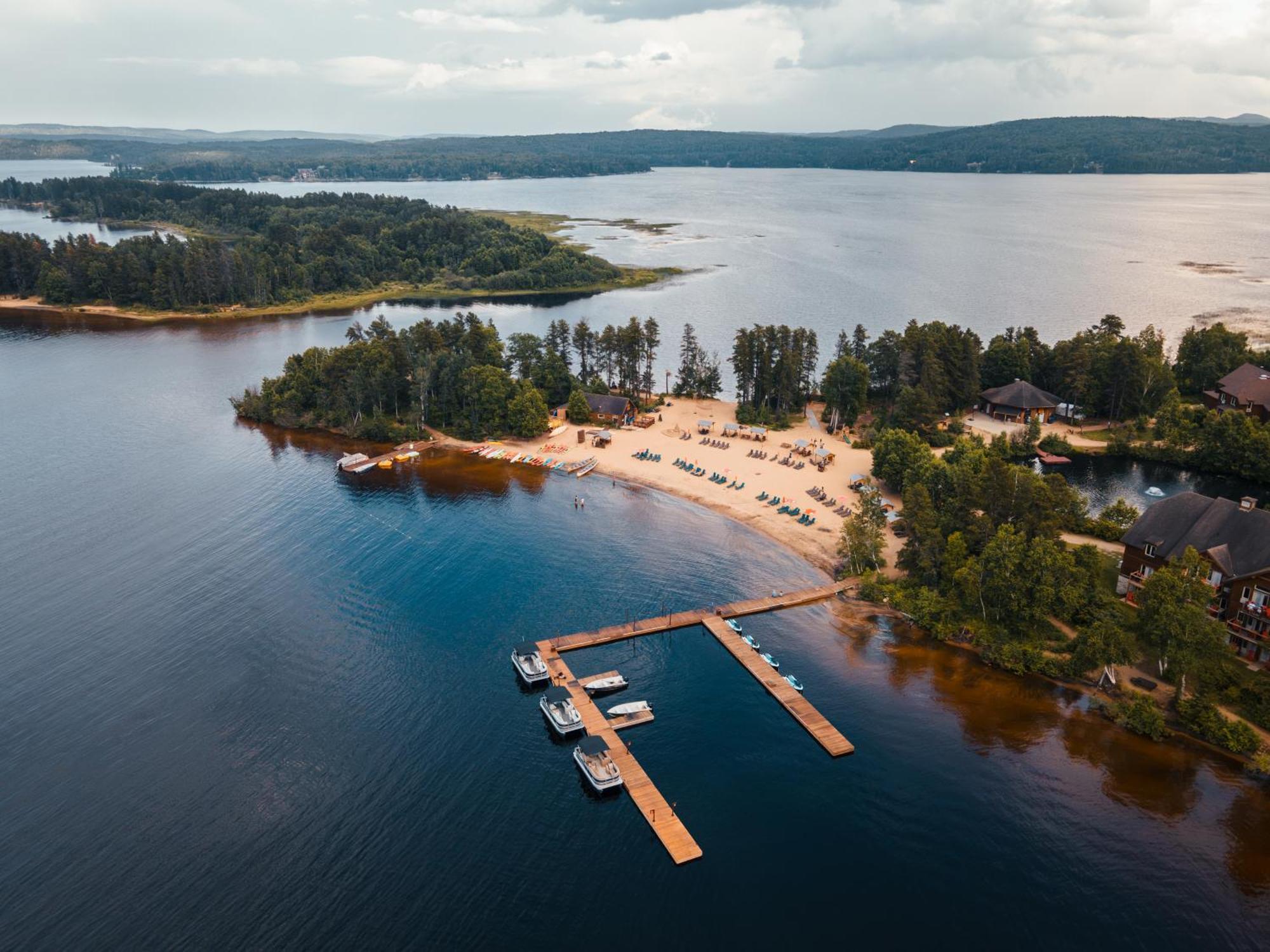 Auberge du Lac Taureau Saint-Michel Exterior foto